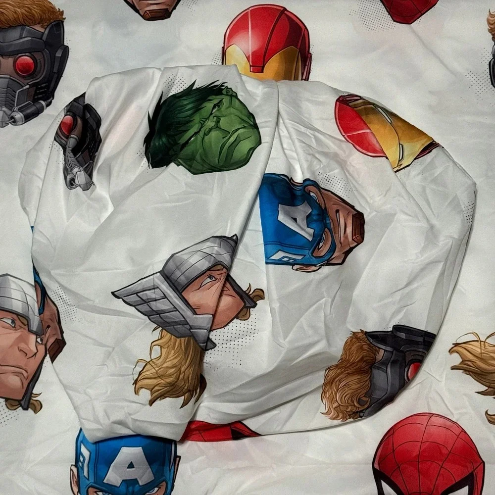 Twin bedsheets Marvel characters fitted and flat‎